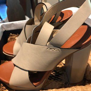 chloe platform shoes / 37